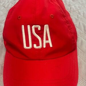 USA American Needle Red Baseball Cap